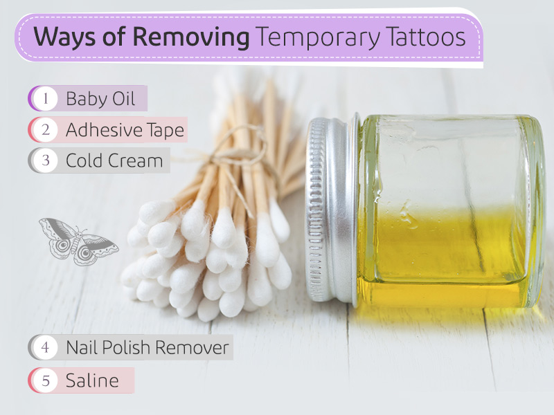 Way of Remove Temporary Tattoos