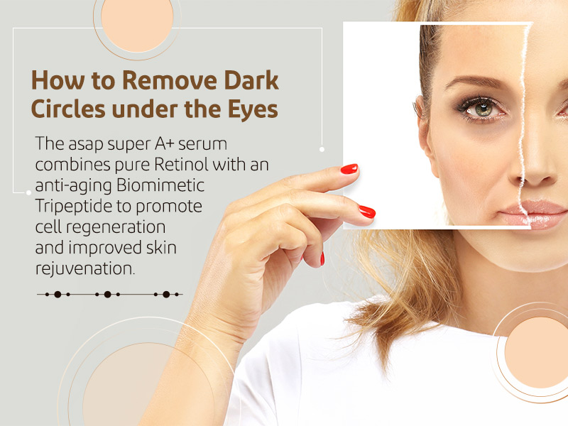 Remove dark circles under the eyes