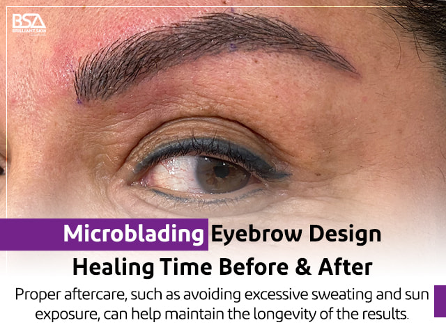 Microblading is the least expensive semi-permanent eyebrow makeup