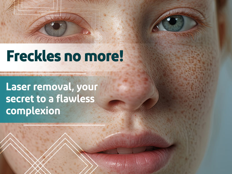 Freckle Removal Before and After