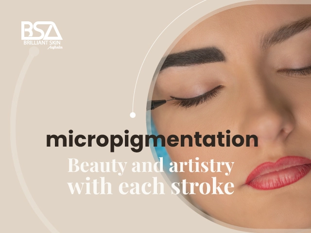 Micropigmentation eyebrow treatment showing beauty and artistry