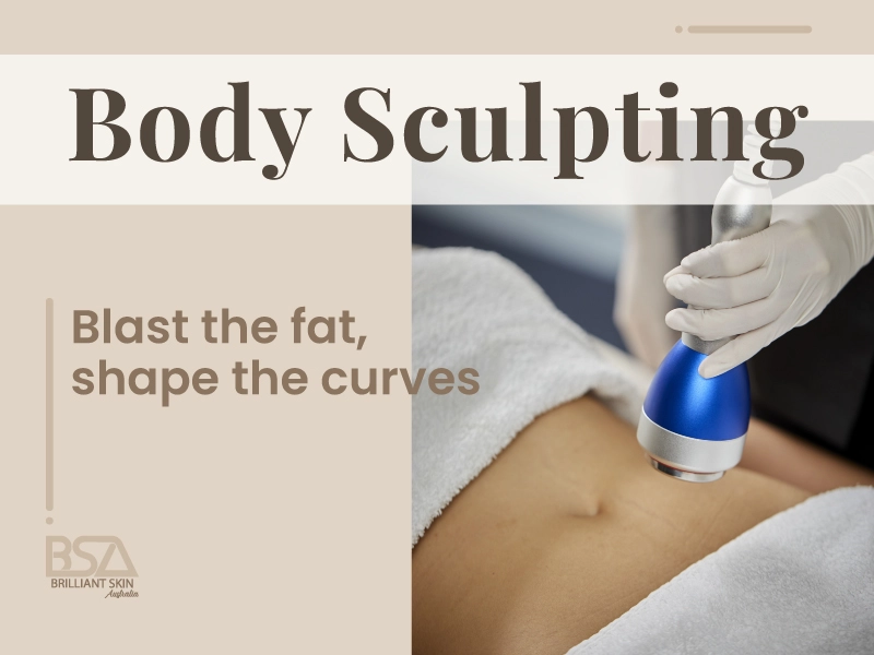 Body sculpting treatment targeting abdominal fat reduction
